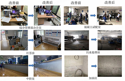 第一天六个样板区改善对比图